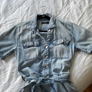Blank NYC denim jumper - romper - jumpsuit Size Medium